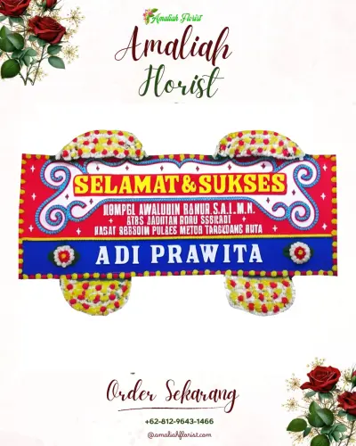 Karangan Bunga Ucapan Selamat kedamaian